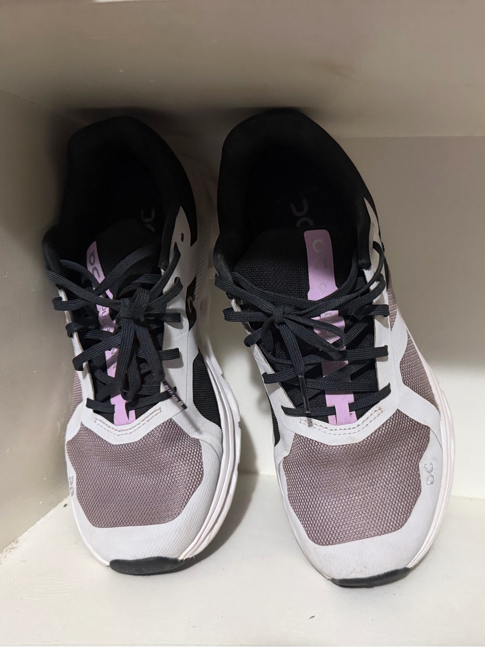 On Running Women's Black & Lavender Neutral Running Sneakers - Picture 3 of 6